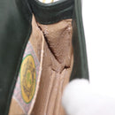Bottega Veneta INTRECCIATO Waist Bag Leather Green Gold Auth 215702-19