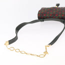 Bottega Veneta INTRECCIATO Waist Bag Leather Green Gold Auth 215702-7