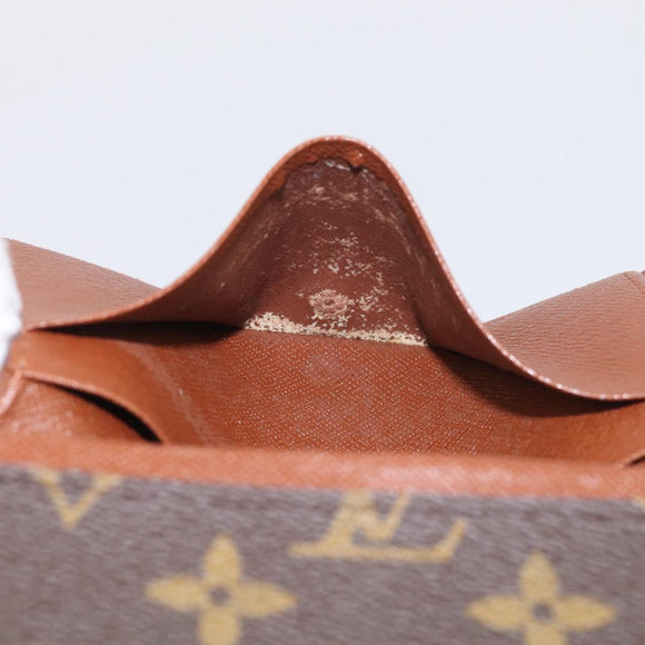 LOUIS VUITTON Monogram Porte Monnaie Billets Tresor Wallet M61730 LV Auth 215712