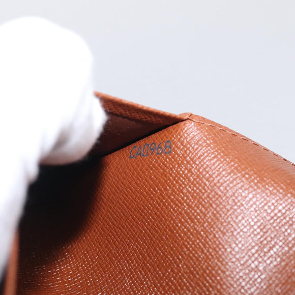 LOUIS VUITTON Monogram Porte Monnaie Billets Tresor Wallet M61730 LV Auth 215712