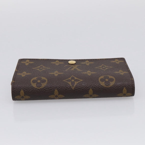 LOUIS VUITTON Monogram Porte Monnaie Billets Tresor Wallet M61730 LV Auth 215712