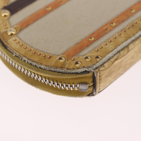 LOUIS VUITTON Transford Monogram Micro Boite Chapo Yellow M52747 LV Auth 215754