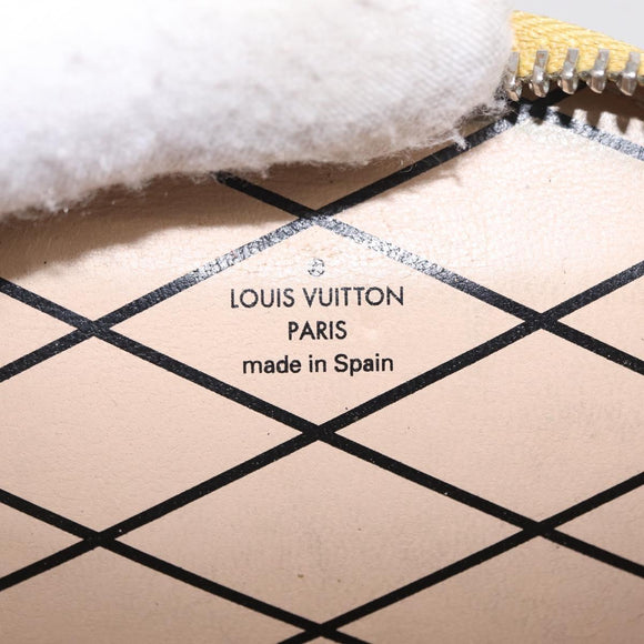 LOUIS VUITTON Transford Monogram Micro Boite Chapo Yellow M52747 LV Auth 215754