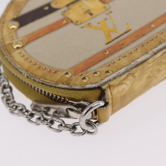 LOUIS VUITTON Transford Monogram Micro Boite Chapo Yellow M52747 LV Auth 215754