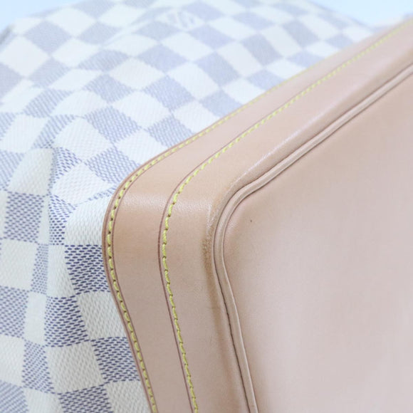 LOUIS VUITTON Damier Azur Noe Shoulder Bag N42222 LV Auth 21577SV