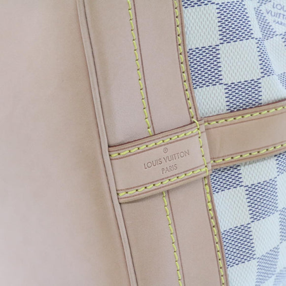 LOUIS VUITTON Damier Azur Noe Shoulder Bag N42222 LV Auth 21577SV