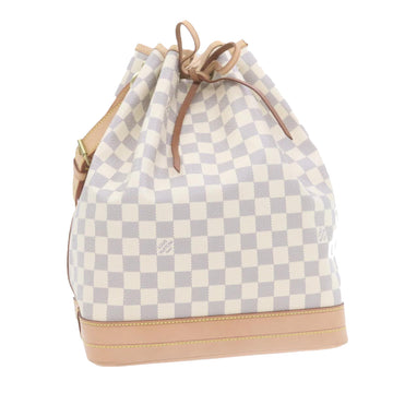 LOUIS VUITTON Damier Azur Noe Shoulder Bag N42222 LV Auth 21577SV