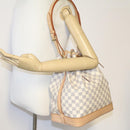 LOUIS VUITTON Damier Azur Noe Shoulder Bag N42222 LV Auth 21577SV-22