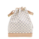 LOUIS VUITTON Damier Azur Noe Shoulder Bag N42222 LV Auth 21577SV-2