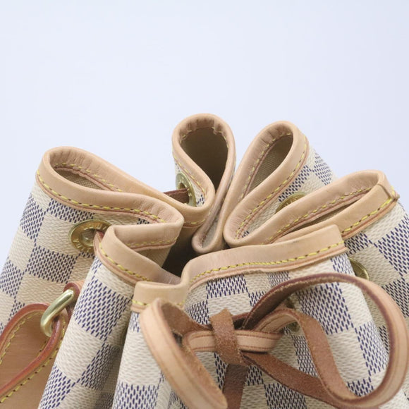 LOUIS VUITTON Damier Azur Noe Shoulder Bag N42222 LV Auth 21577SV