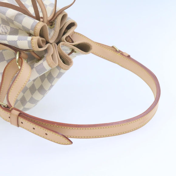 LOUIS VUITTON Damier Azur Noe Shoulder Bag N42222 LV Auth 21577SV