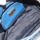 Miu Miu Matelasse Hand Bag Leather Blue Gold Auth 215810A-20