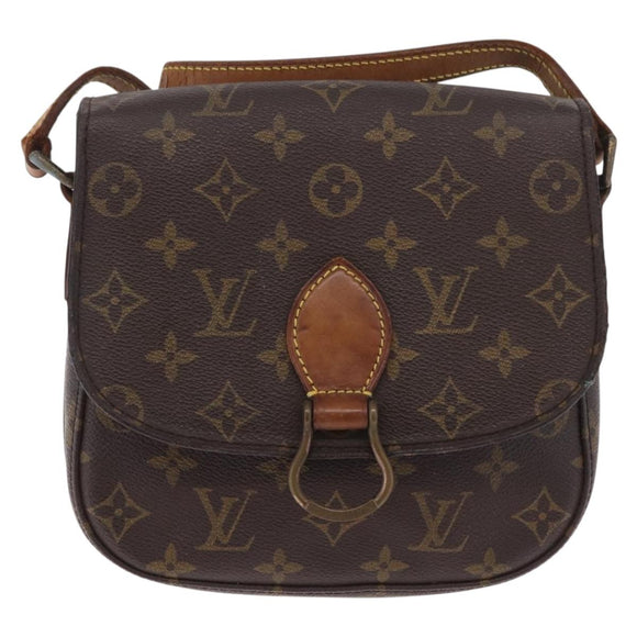 LOUIS VUITTON Monogram Saint Cloud MM Shoulder Bag M51243 LV Auth 215830