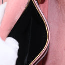 Miu Miu Madras Hand Bag Leather 2way Pink Gold Auth 215832A-34