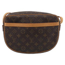 LOUIS VUITTON Monogram Jeune Fille MM Shoulder Bag M51226 LV Auth 215833A-3
