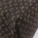 LOUIS VUITTON Monogram Mini Lin Speedy 30 Bag Brown Ebene M95224 LV Auth 215834V-12