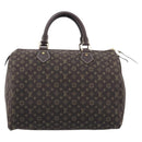 LOUIS VUITTON Monogram Mini Lin Speedy 30 Bag Brown Ebene M95224 LV Auth 215834V-2