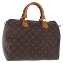 LOUIS VUITTON Monogram Speedy 30 Hand Bag M41526 LV Auth 216139-1