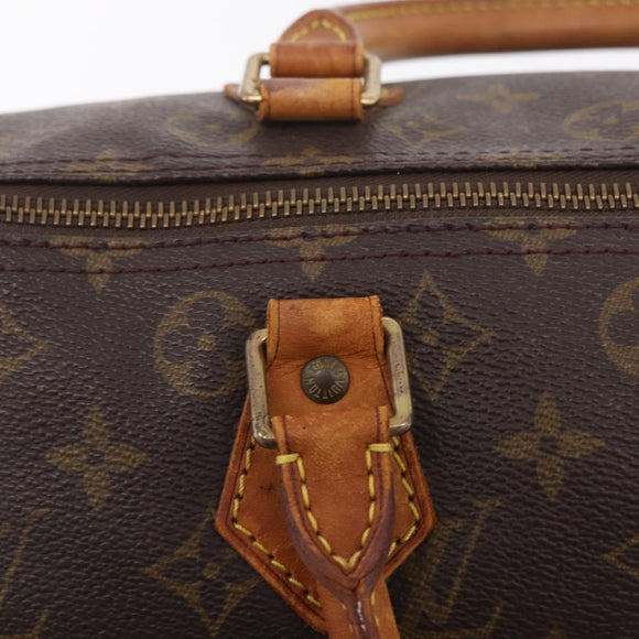 LOUIS VUITTON Monogram Speedy 30 Hand Bag M41526 LV Auth 216139