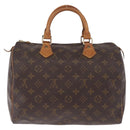 LOUIS VUITTON Monogram Speedy 30 Hand Bag M41526 LV Auth 216139-3
