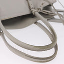 Balenciaga The Paper A5 Tote Bag Leather Gray Silver 255412 Auth 216142-8