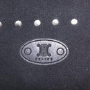 CELINE Boogie Bag Tote Bag Suede Black Silver Auth 216143A-14