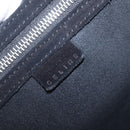 CELINE Boogie Bag Tote Bag Suede Black Silver Auth 216143A-15