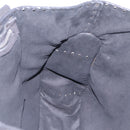 CELINE Boogie Bag Tote Bag Suede Black Silver Auth 216143A-17