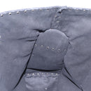 CELINE Boogie Bag Tote Bag Suede Black Silver Auth 216143A-18