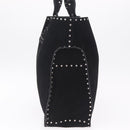 CELINE Boogie Bag Tote Bag Suede Black Silver Auth 216143A-4