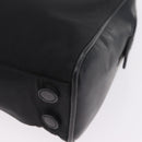 PRADA Hand Bag Nylon Black Silver Auth 216172-11