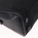 PRADA Hand Bag Nylon Black Silver Auth 216172-12