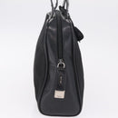PRADA Hand Bag Nylon Black Silver Auth 216172-5