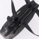 PRADA Hand Bag Nylon Black Silver Auth 216172-6