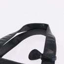 PRADA Hand Bag Nylon Black Silver Auth 216172-8