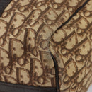 Christian Dior Trotter Canvas Boston Bag Beige Auth 216177-10