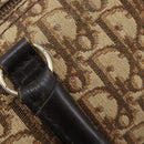 Christian Dior Trotter Canvas Boston Bag Beige Auth 216177-16