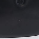 CELINE Shoulder Bag Leather Navy Gold Auth 216179-4