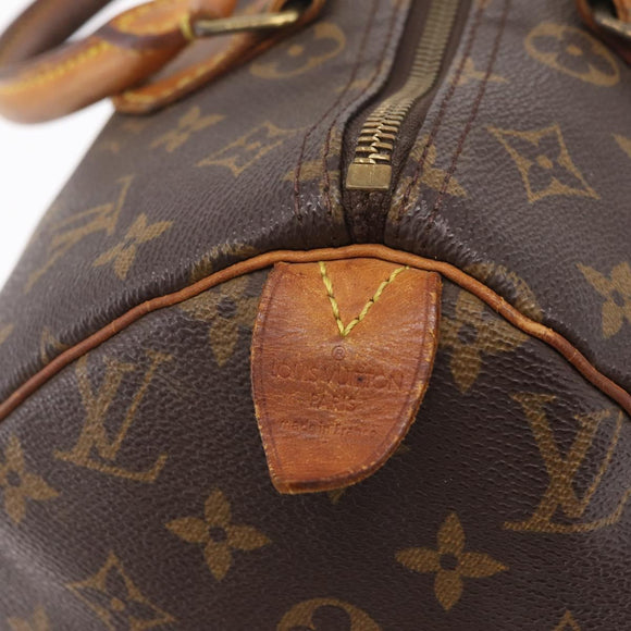 LOUIS VUITTON Monogram Speedy 30 Hand Bag M41526 LV Auth 216185