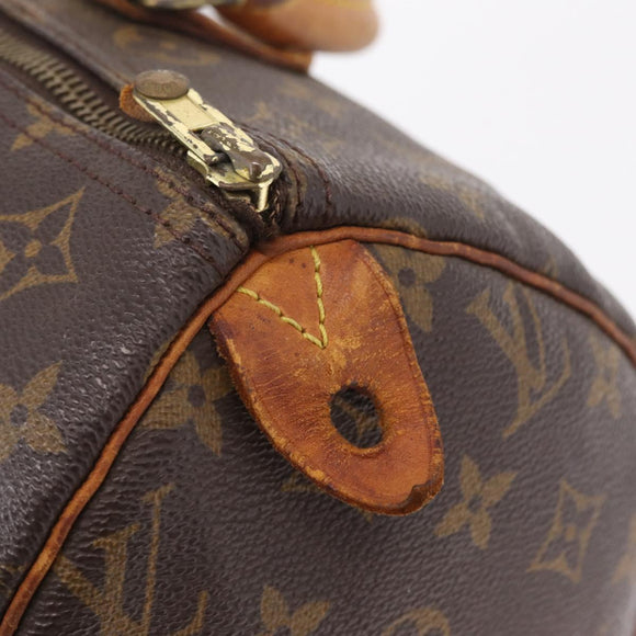 LOUIS VUITTON Monogram Speedy 30 Hand Bag M41526 LV Auth 216185