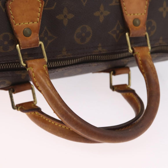 LOUIS VUITTON Monogram Speedy 30 Hand Bag M41526 LV Auth 216185
