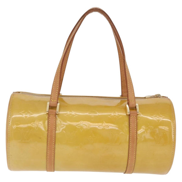 LOUIS VUITTON Monogram Vernis Bedford Hand Bag Beige M91006 LV Auth 216218V