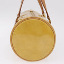 LOUIS VUITTON Monogram Vernis Bedford Hand Bag Beige M91006 LV Auth 216218V-4