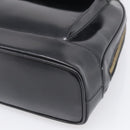 GUCCI Bamboo Tote Bag Patent leather Black Gold 001 3444 1650 Auth 216250-10