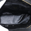 GUCCI Bamboo Tote Bag Patent leather Black Gold 001 3444 1650 Auth 216250-16