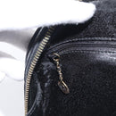 GUCCI Bamboo Tote Bag Patent leather Black Gold 001 3444 1650 Auth 216250-19
