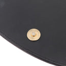 Valentino Shoulder Bag Leather Black Gold Auth 216251A-18