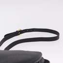 Valentino Shoulder Bag Leather Black Gold Auth 216251A-8