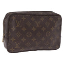 LOUIS VUITTON Monogram Trousse Toilette 23 Clutch Bag M47524 LV Auth 216252A-1