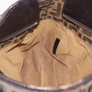 FENDI Zucca Canvas Shoulder Bag Brown Black Auth 216257-20